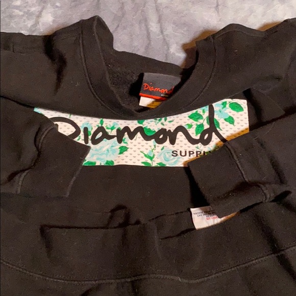 Diamond Supply Co. Pullover Graphic Distressed Sweatshirt, size S - Picture 16 of 16